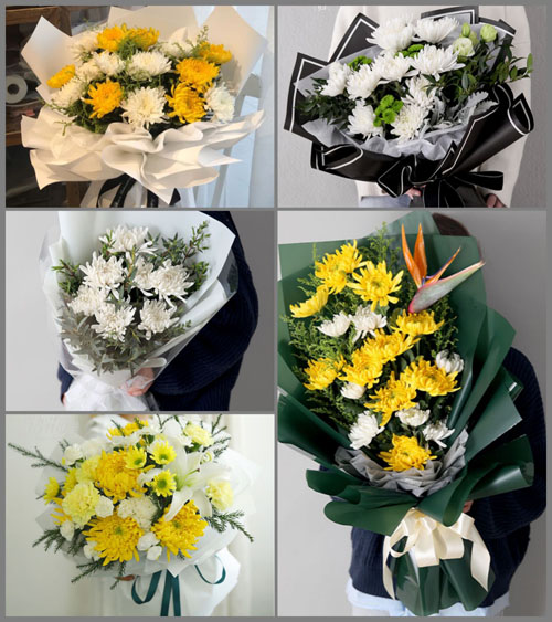 山东青岛胶州市马店镇瓦丘埠村白事花束代送